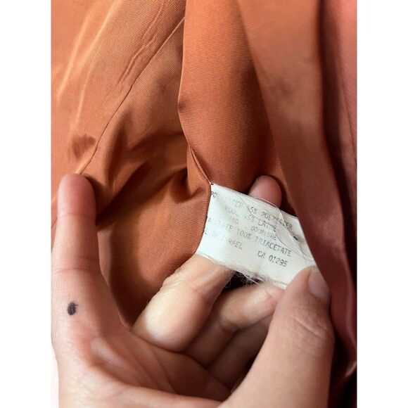 St. Michael Burnt Orange Women's Blazer Euro 38 US Size 6 Professional Business - Picture 13 of 15